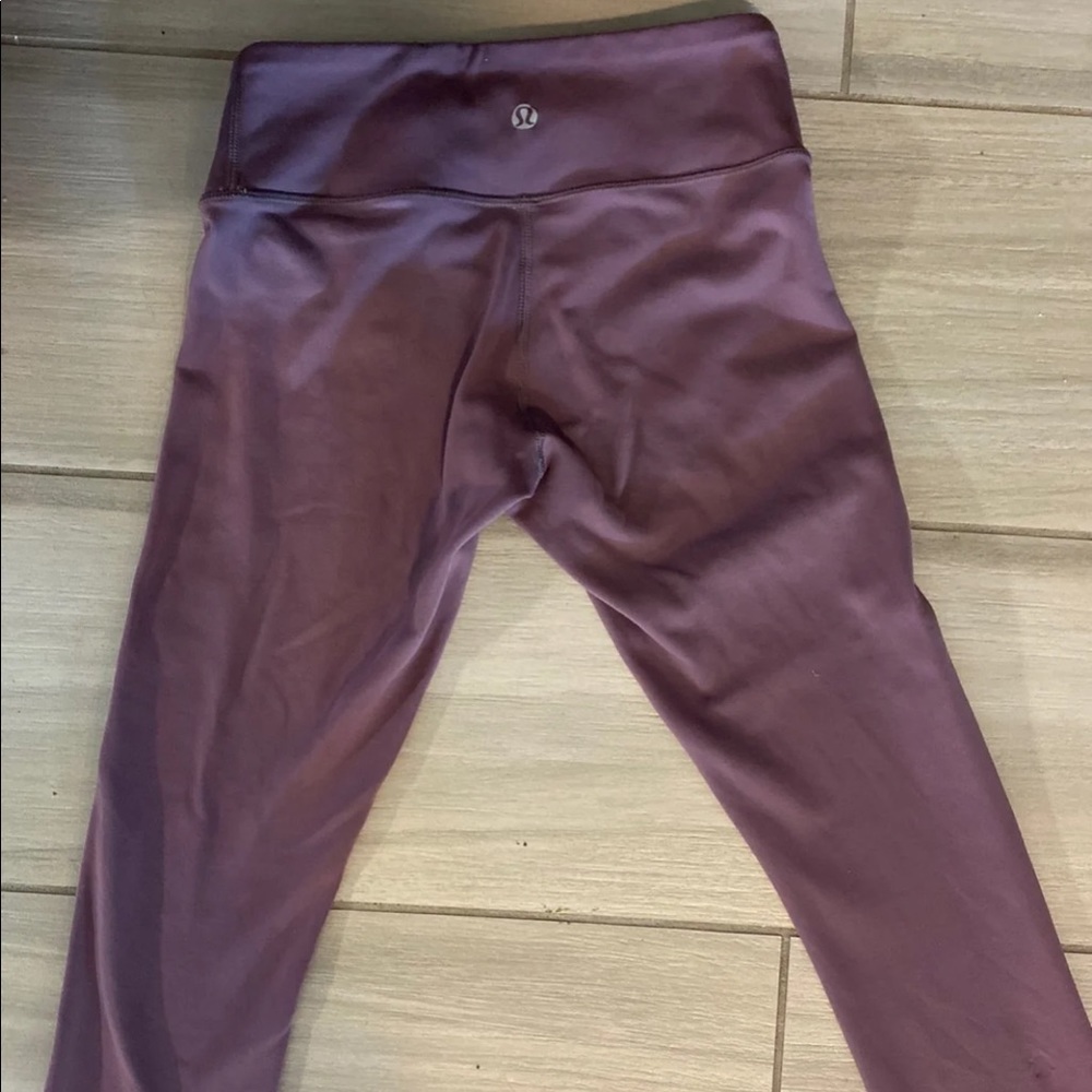 Mob and black reversible leggings